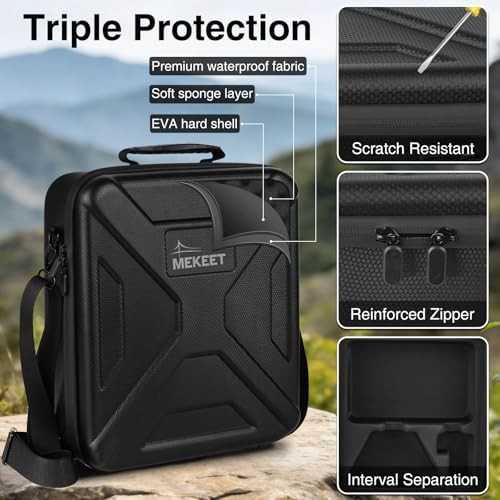 Starlink Mini Case – Ultra-Light Portable Storage for Starlink Mini Dish Black