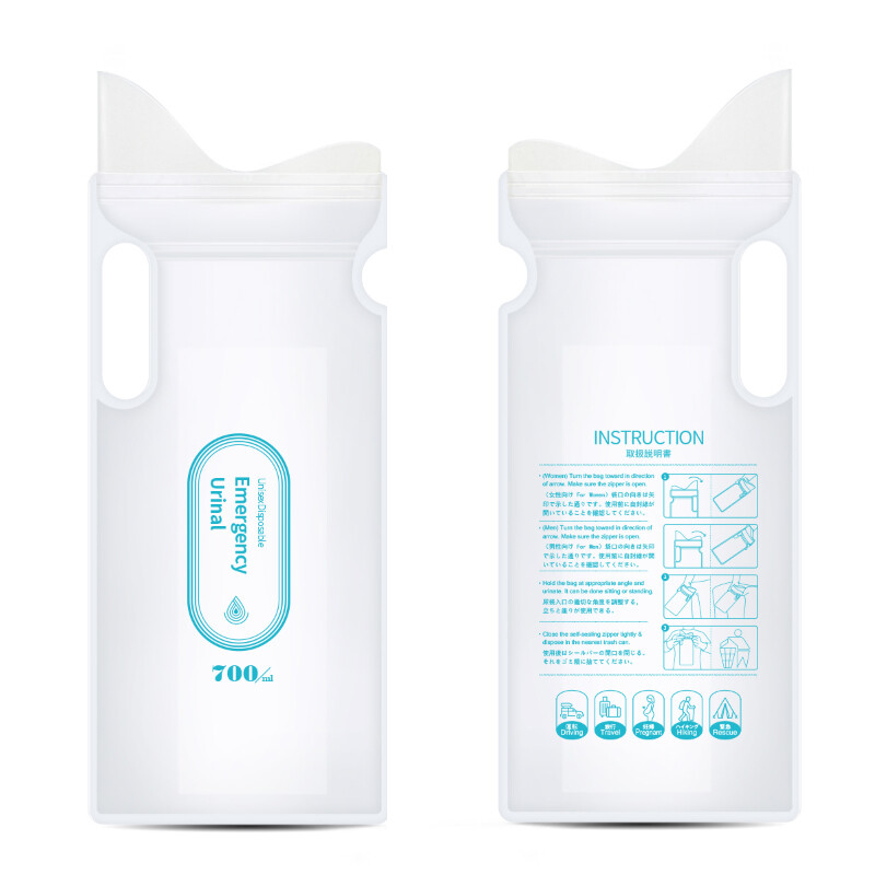Pee Bags for Camping Travel Emeregncy, Disposable Urinals Bag, Traffic Jam 4PCS