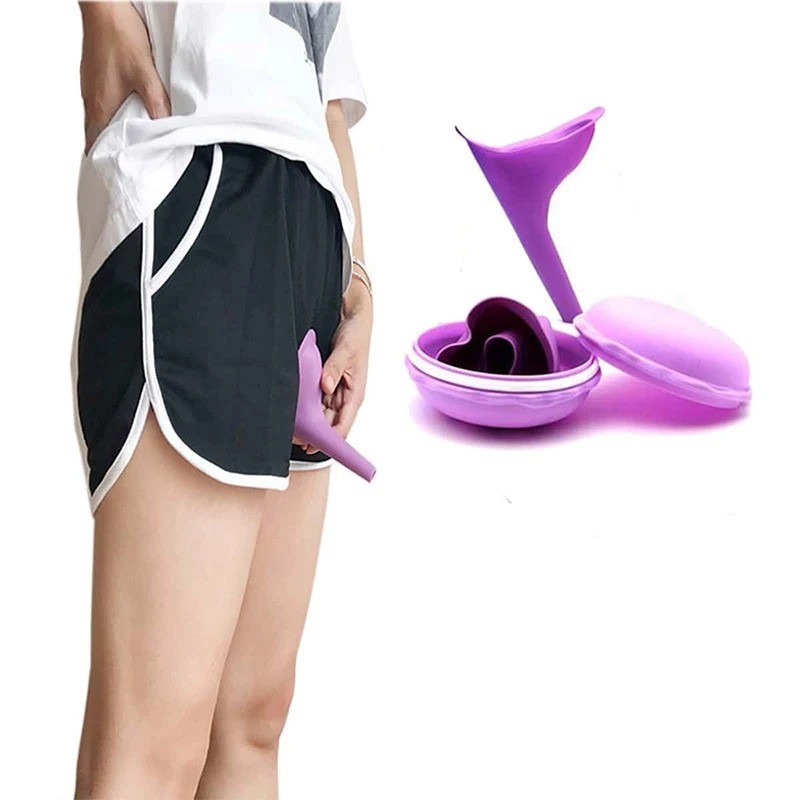 Portable Female Woman Ladies She Urinal Urine Wee Funnel Camping Travel Loo usa