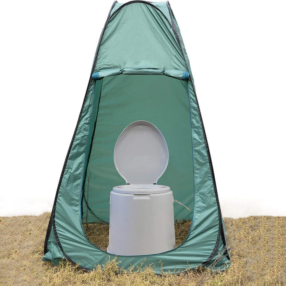 Portable Travel Toilet Camping Hiking Non-Electric Waterless Composting Commode