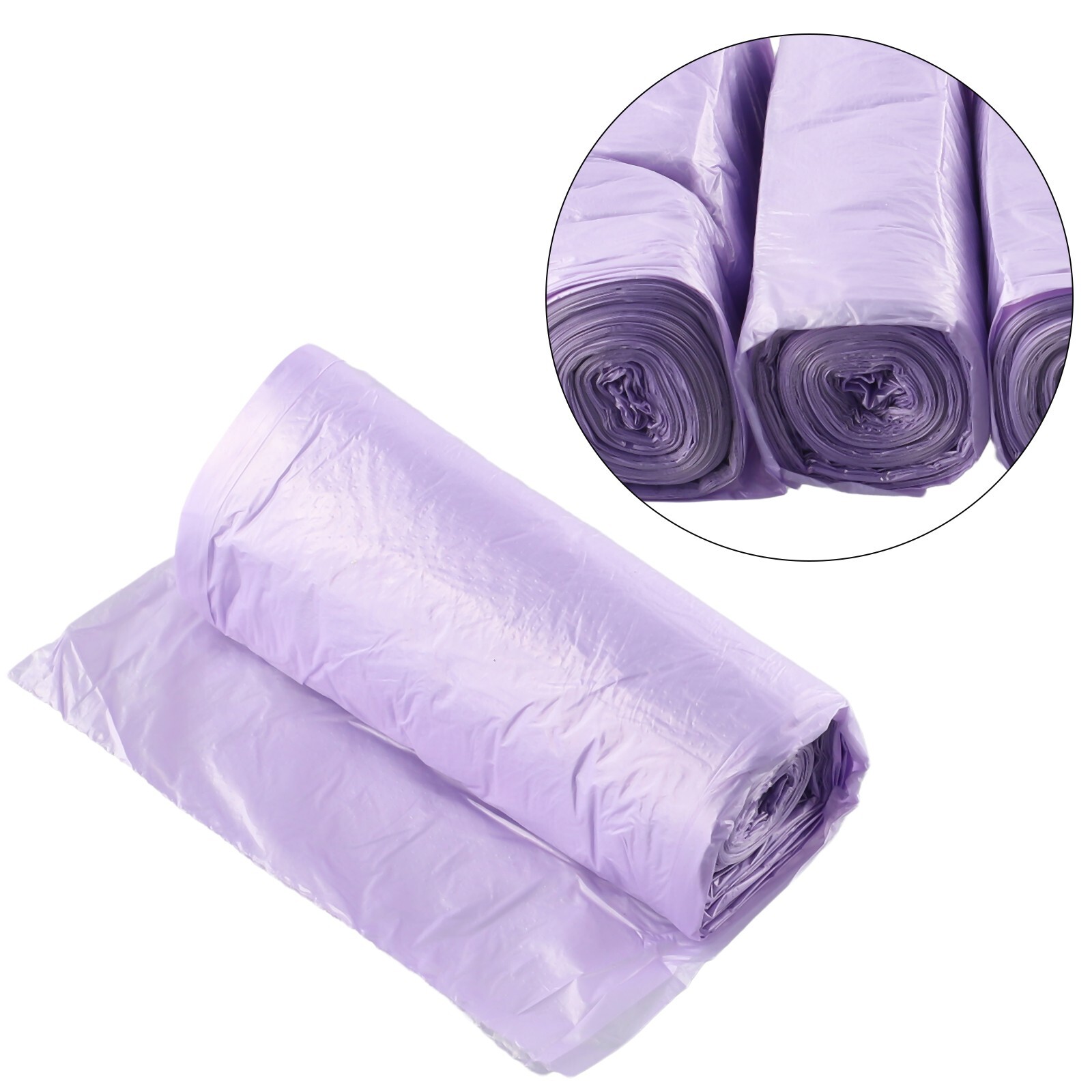 Brand New Garbage Bag PE 10kg Maximum Load Black/Blue/Yellow/Pink/Purple