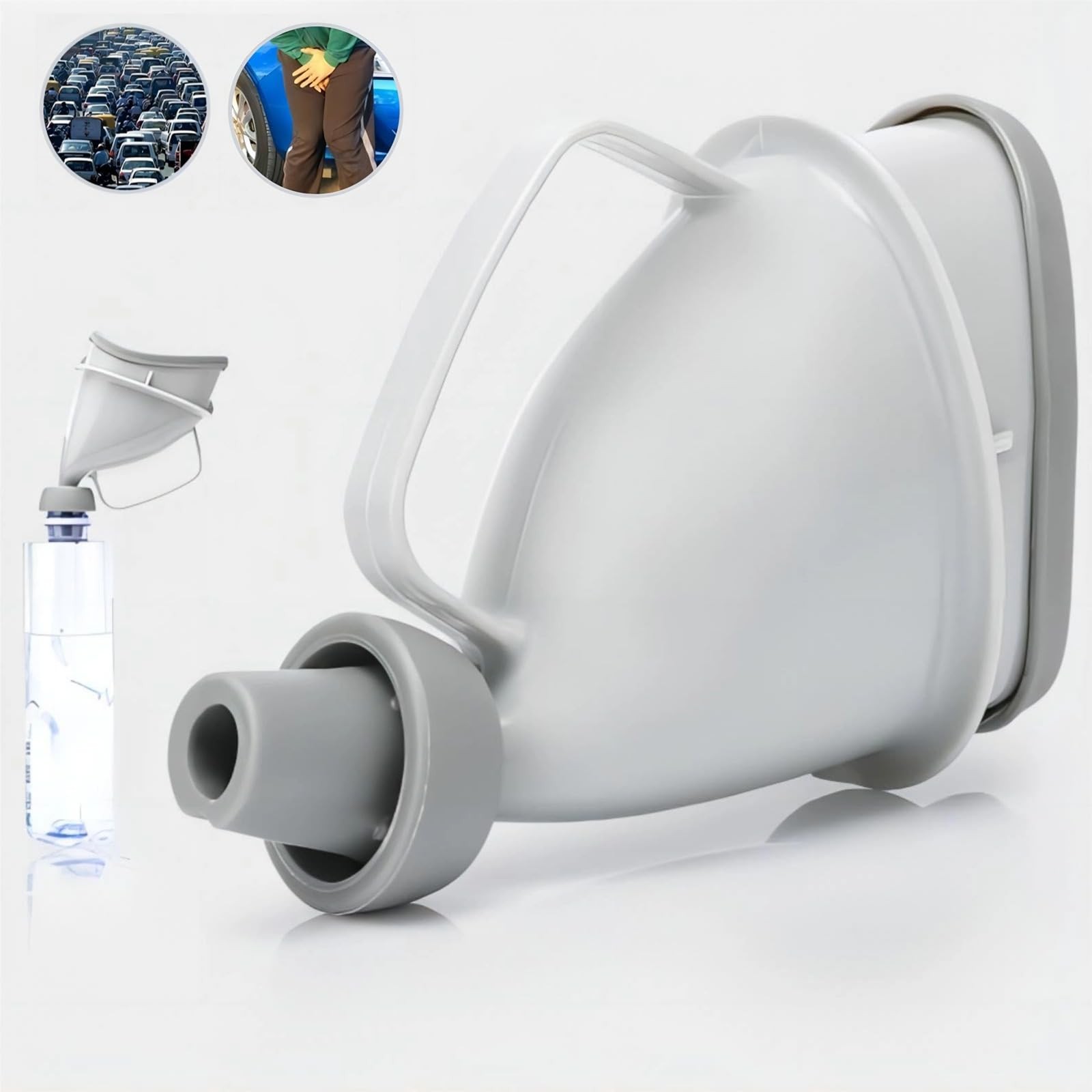 Portable Urination Device, Unisex Travel Emergency Toilet with Tube and Handl…