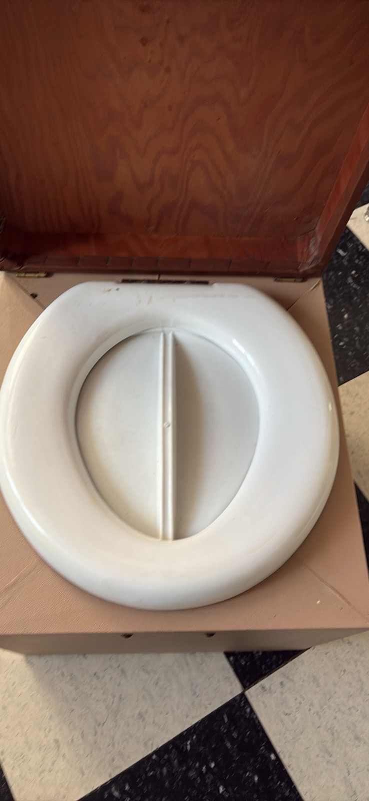 1970s VW camper portable toliet