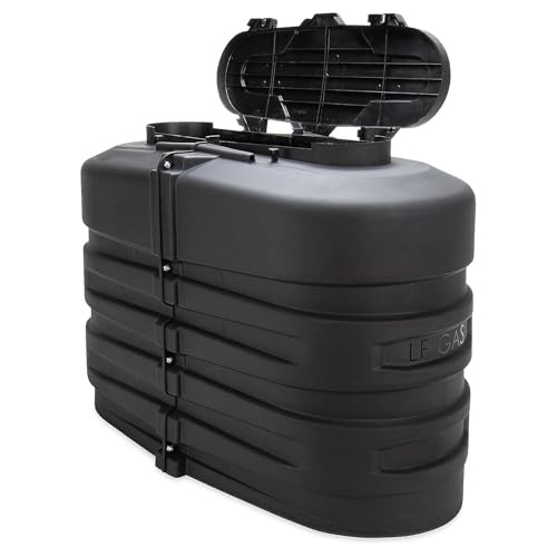 RV Dual Propane Tank Cover – Measures 29.5″W x 15.5″D x 20.5″H – Features