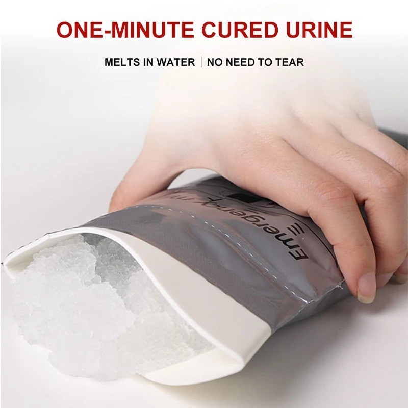 1. SEAMETAL 4Pcs 700ml Car Emergency Urine Bags Travel Portable Toilet Bag