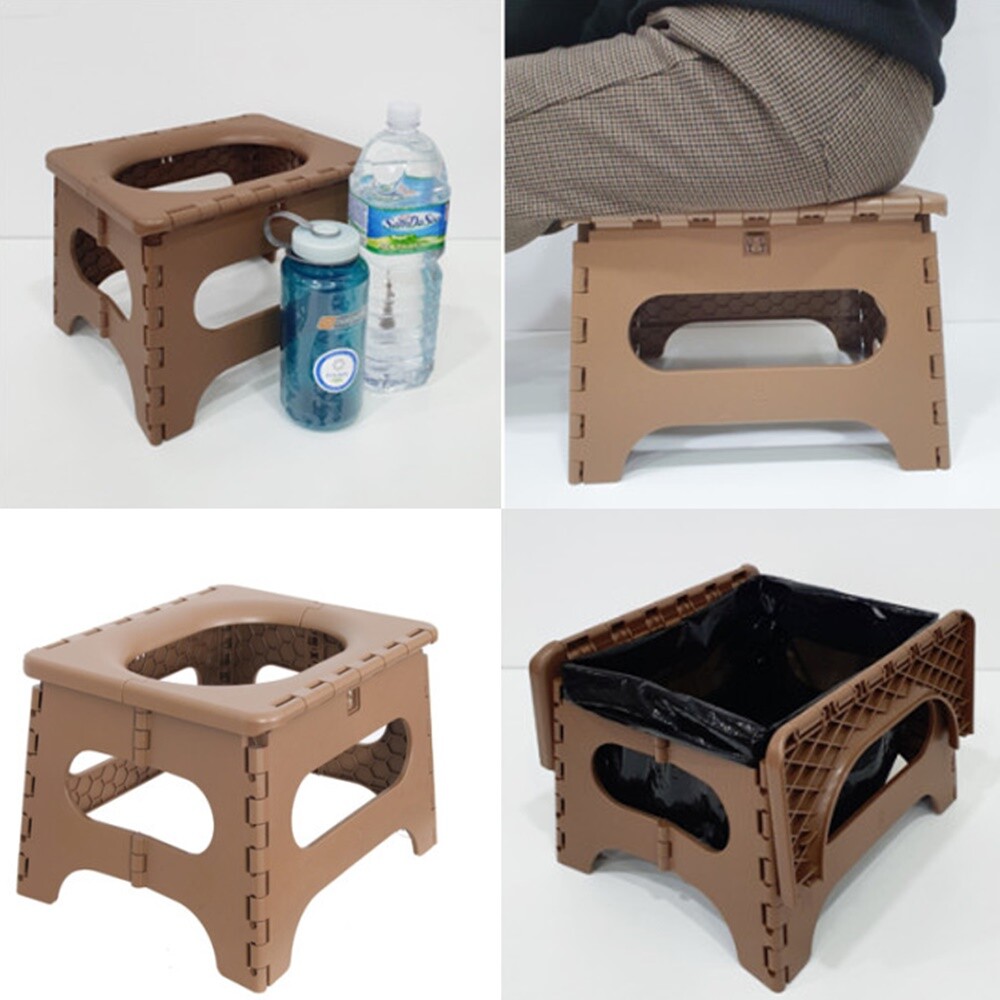 Portable Folding Toilet Travel Camping Outdoor Emergency Mobile Toilet