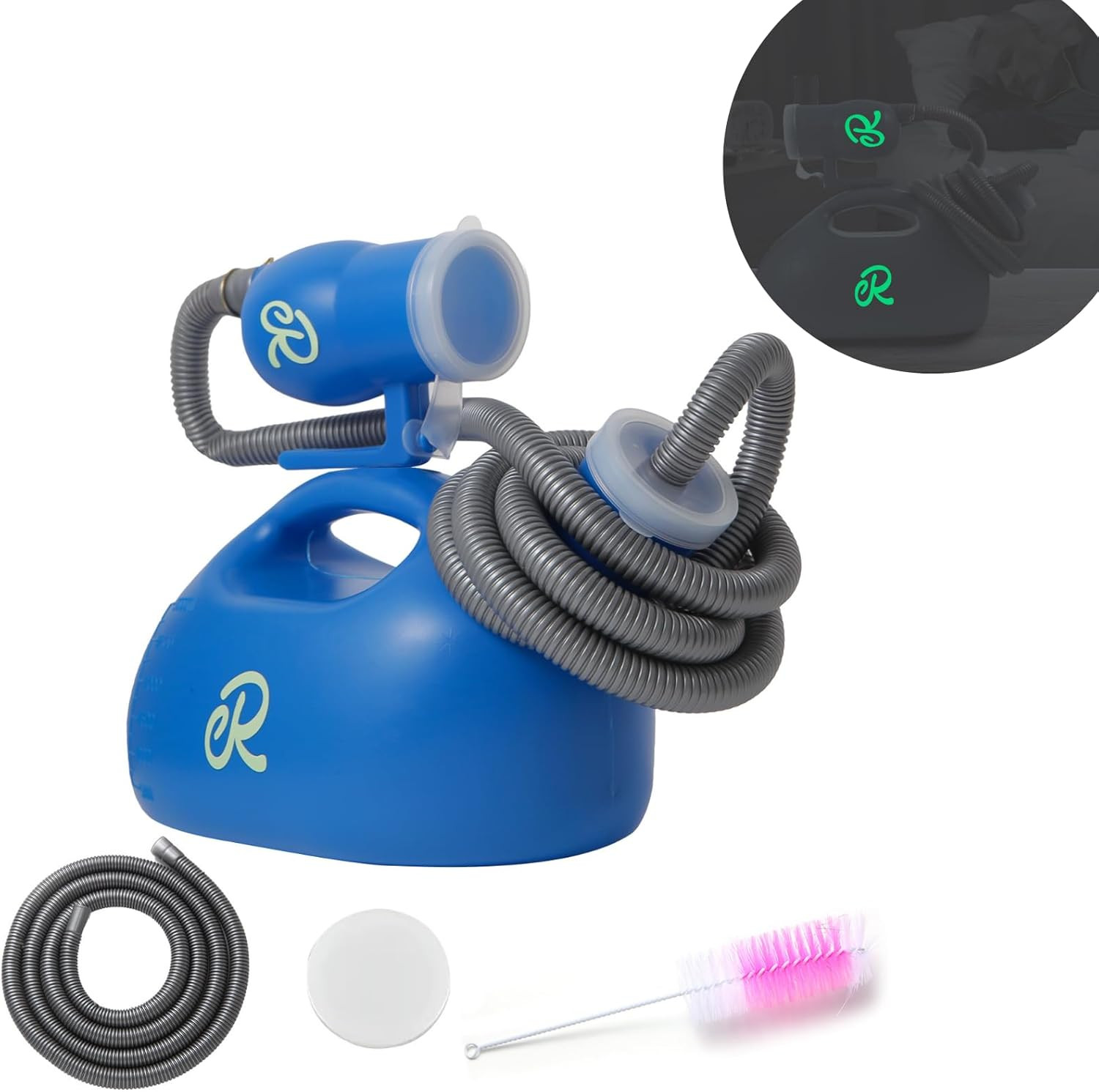 Men’S Portable Urinals – on Bed Male Pee Bottle No-Leak Lock for No-Spill Nightt