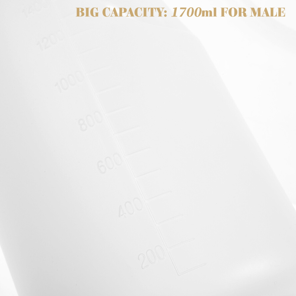 Portable Men’s Urine Bottle with Tube for Travel/Home/Hospital – 1700ML