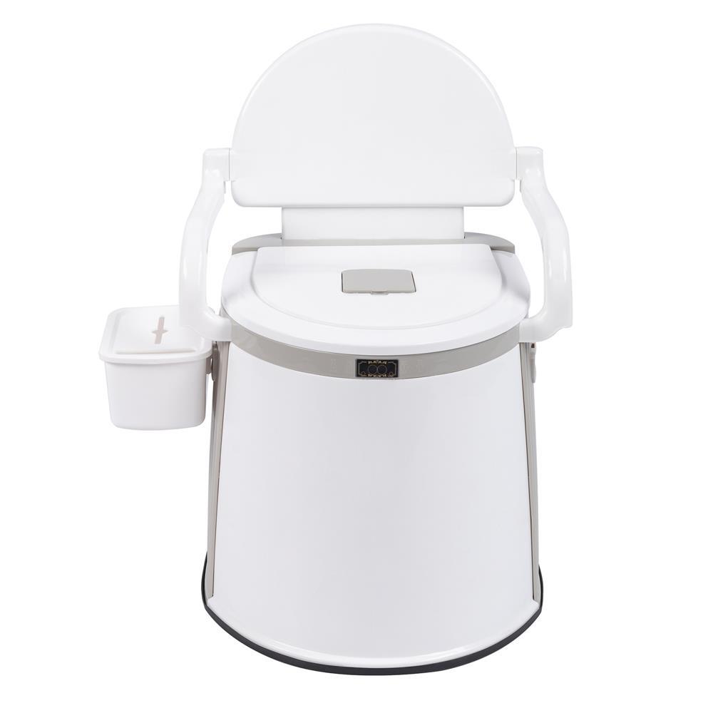 5 Gallon Camping Portable Toilet Travel Outdoor/Indoor Commode Potty +Tissue Box
