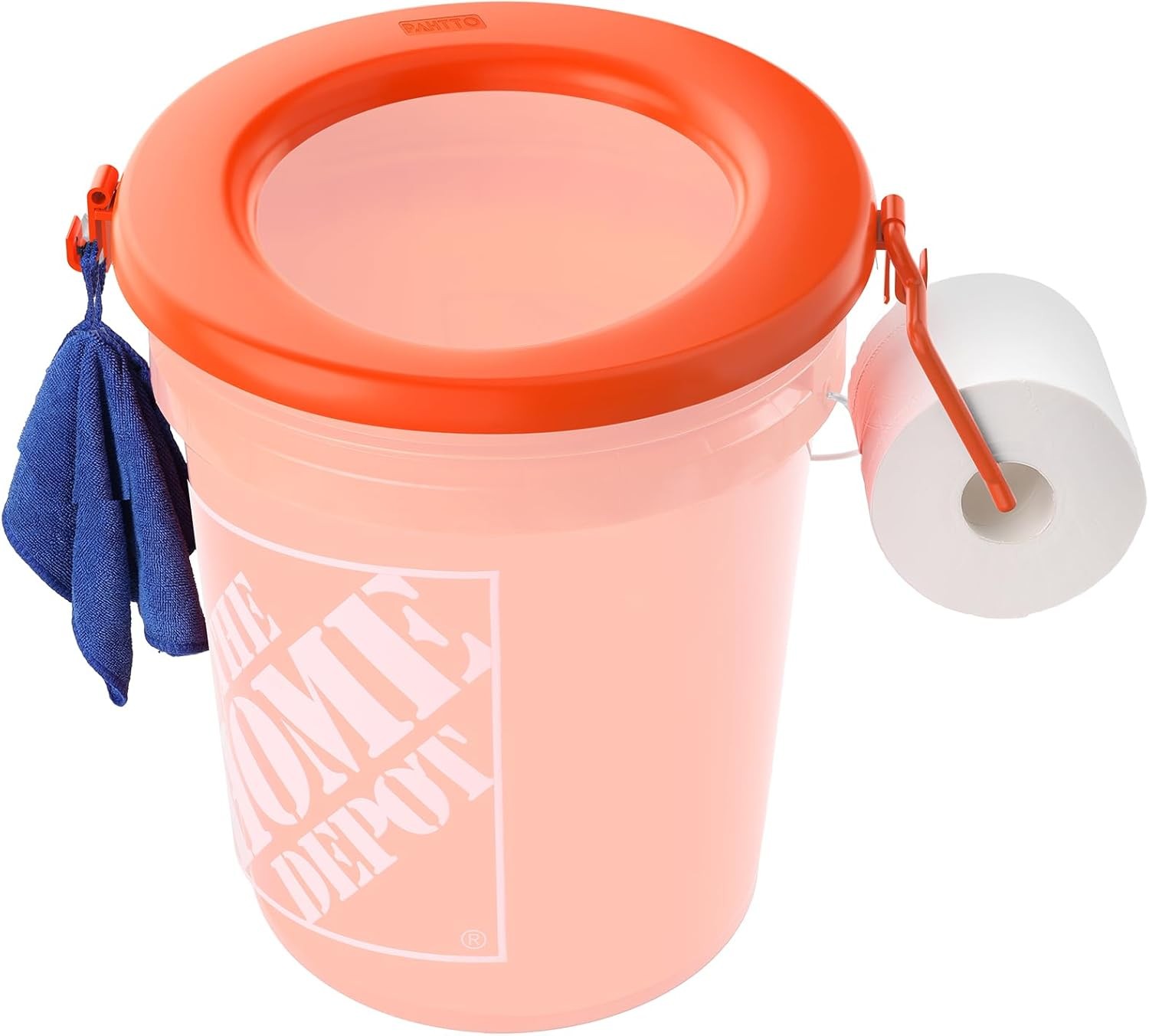 Bucket Toilet Seat, Portable Toilet Seat for 5 Gal Buckets Camping Toilet Seat