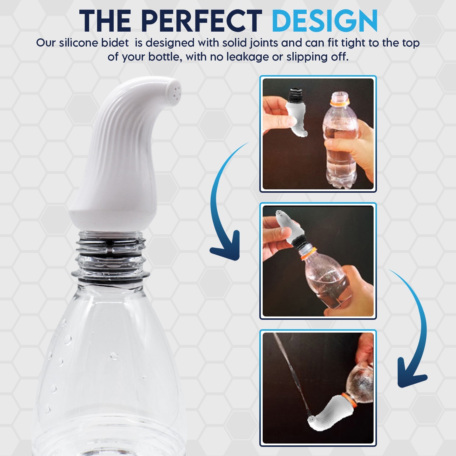 JEP 302 Camping / Backpacking Bidet – Perfect for travel bottle attachment
