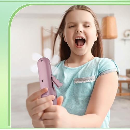 Pcs Mini Hand Press Fan Bulk Small Portable Summer Fan Plastic Handheld 12