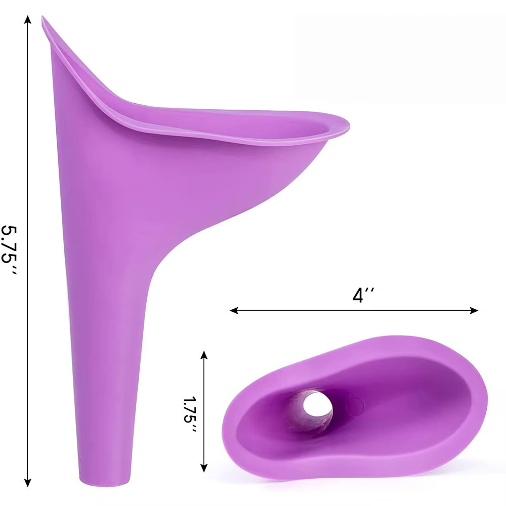 Women Silicone Urinal Standing Freedom Pee Funnel Travel Outdoor Pregnant Women