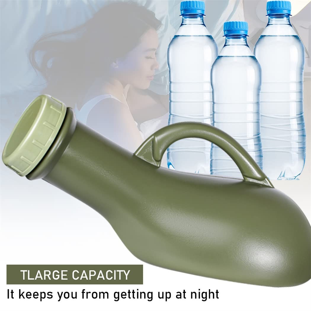 Urinal Travel Toilet Urinal Bottles with Funnel Pee Bottle Urinals Unisex Por…
