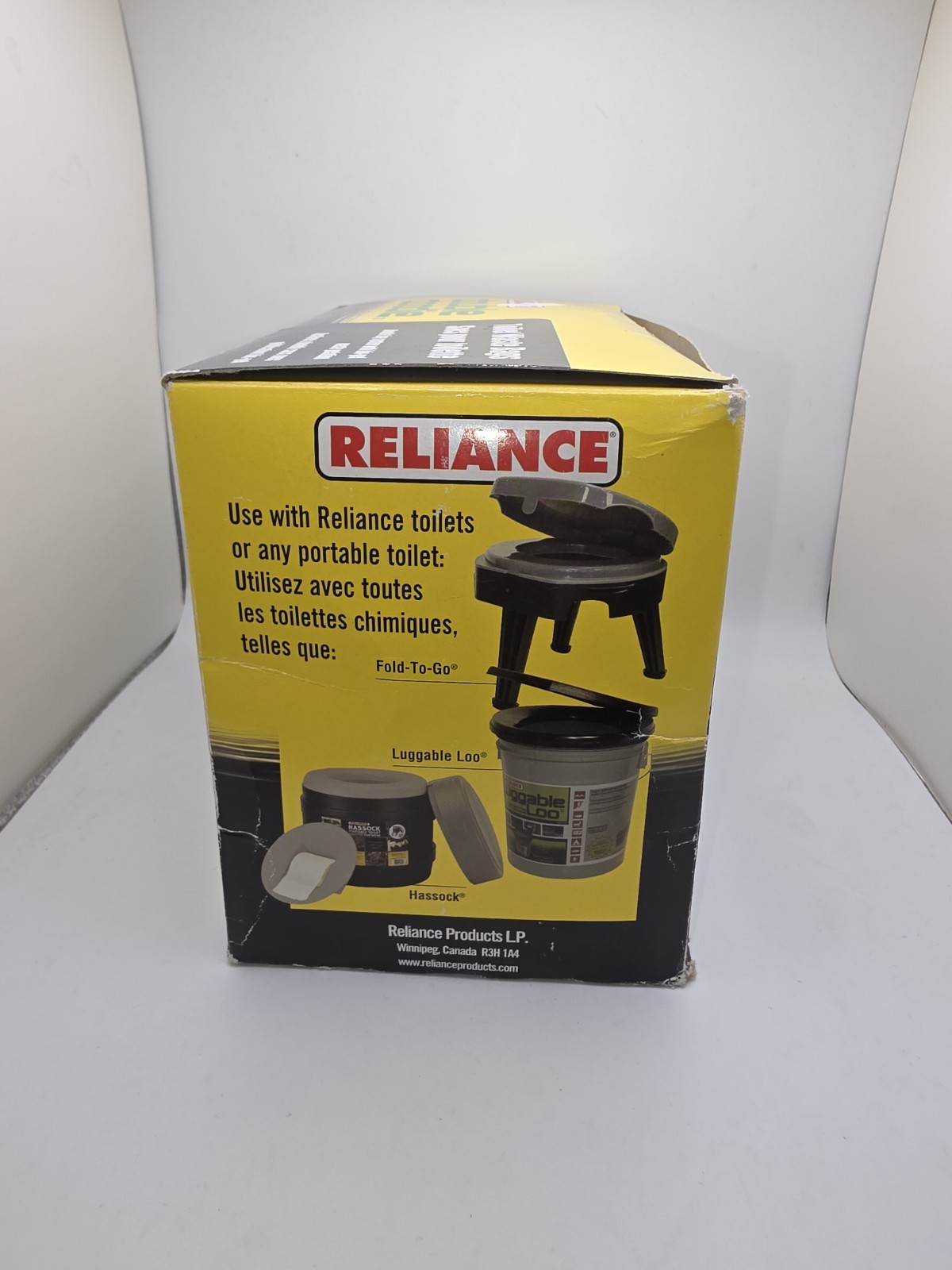 Reliance 6 Pack Double Doodie Toilet Waste Bag Leak proof seal ( New Open Box)