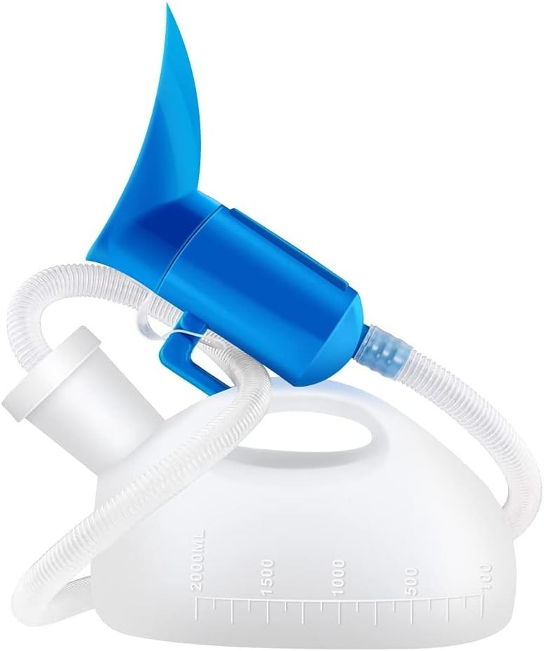 Easy-Grip Unisex Urinal for Car & Travel – 68 OZ Potty Solution for Everyone
