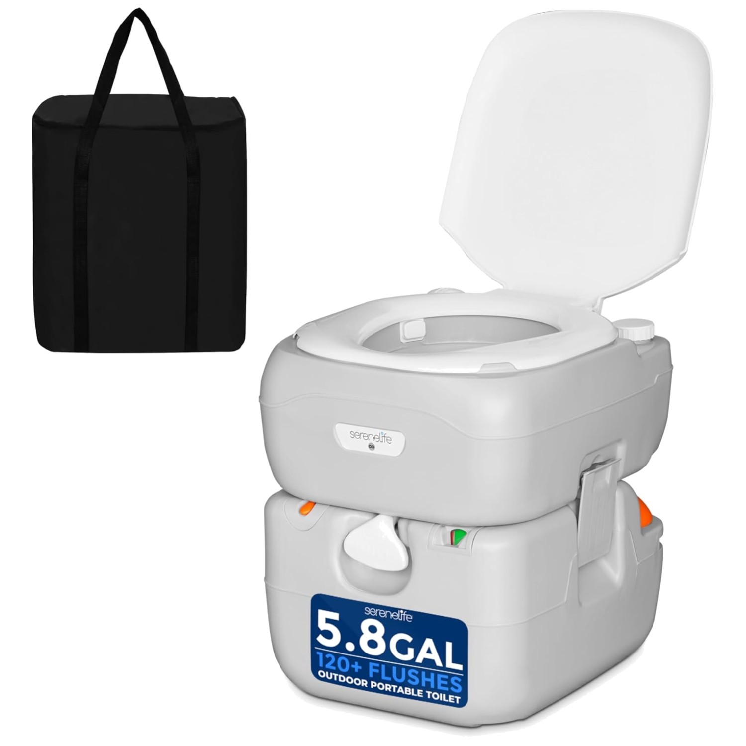 Portable Camping Toilet for Adults – 5.8 Gal