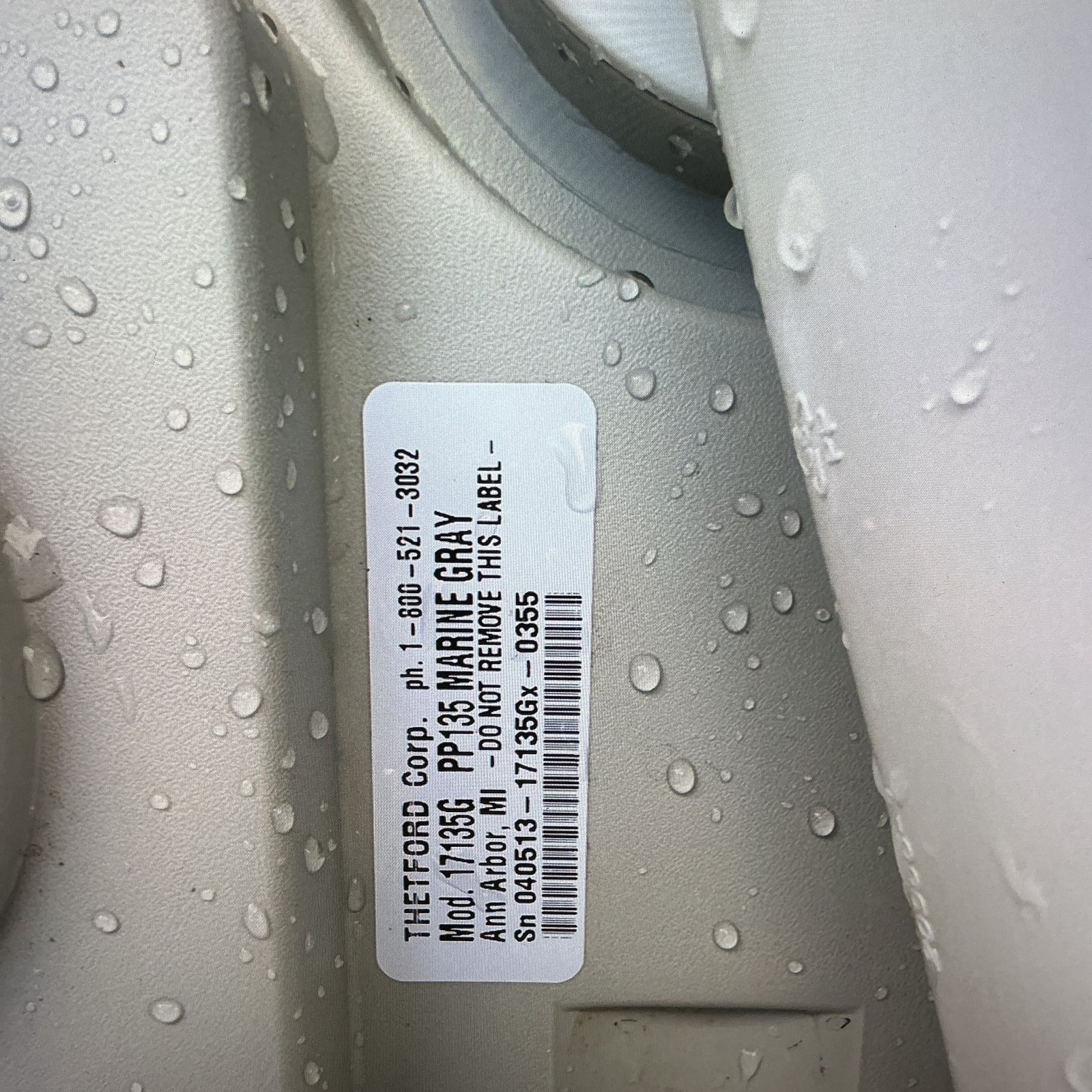 Thetford Porta Potti 135 Portable Camping Toilet