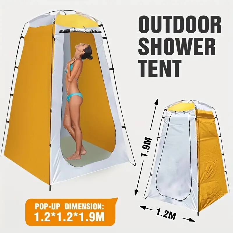 Portable Toilet and Privacy Tent for Adults, Pop Up Potty Tents Outdoors Toilets