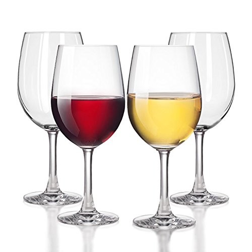 Outdoor Plastic Wine Glasses With Stem (20oz) | Unbreakable 20 oz Stemmed