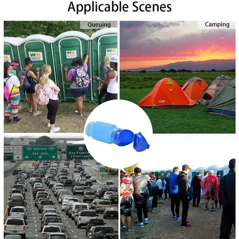 Emergency Portable Urinal Bottle Leakproof Travel Toilet