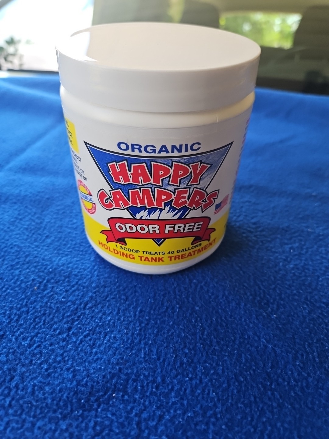 RV Toilet Treatment Granules 18 oz Odor Eliminator Safe for Black Gray Tanks