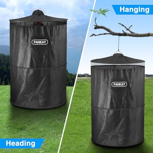 Pop Up Privacy Tent, Portable Outdoor Camping Bathroom Toilet Tent, Black