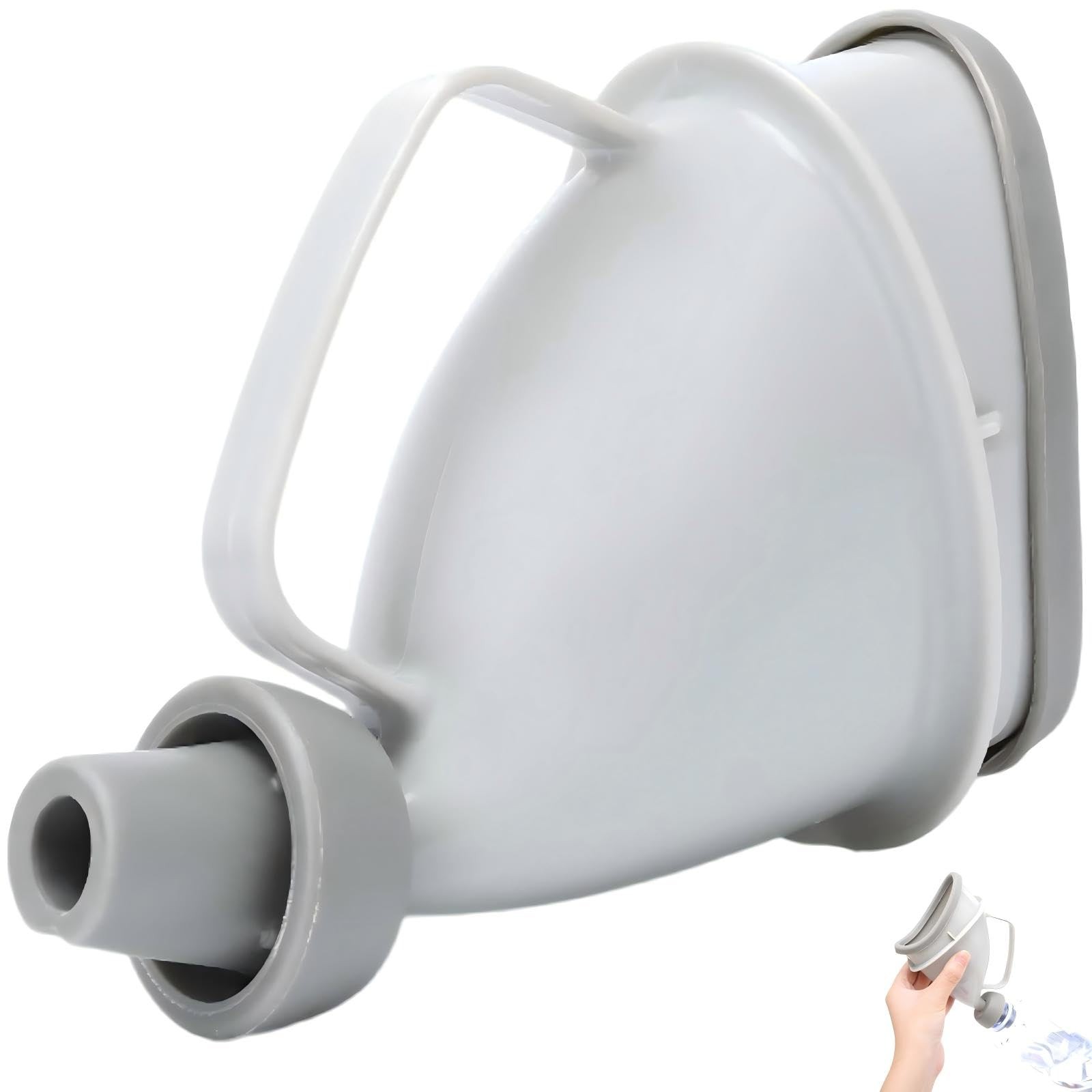 KINTEGOOD Portable Urination Device, Unisex Travel Emergency Large, Gray