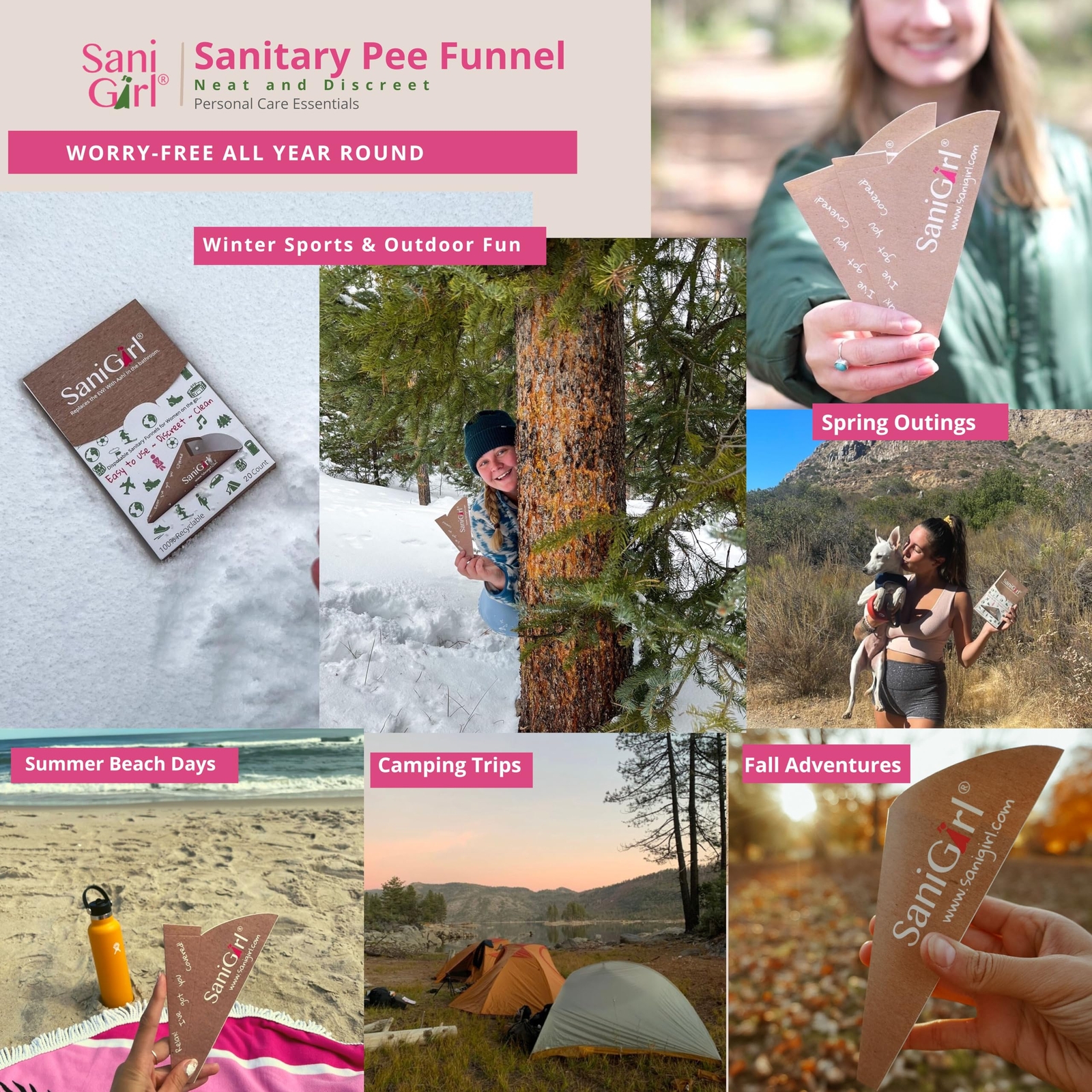 Female Urinal | Disposable Pee Funnel for Women | Ladies Pee Funnel | Camping…