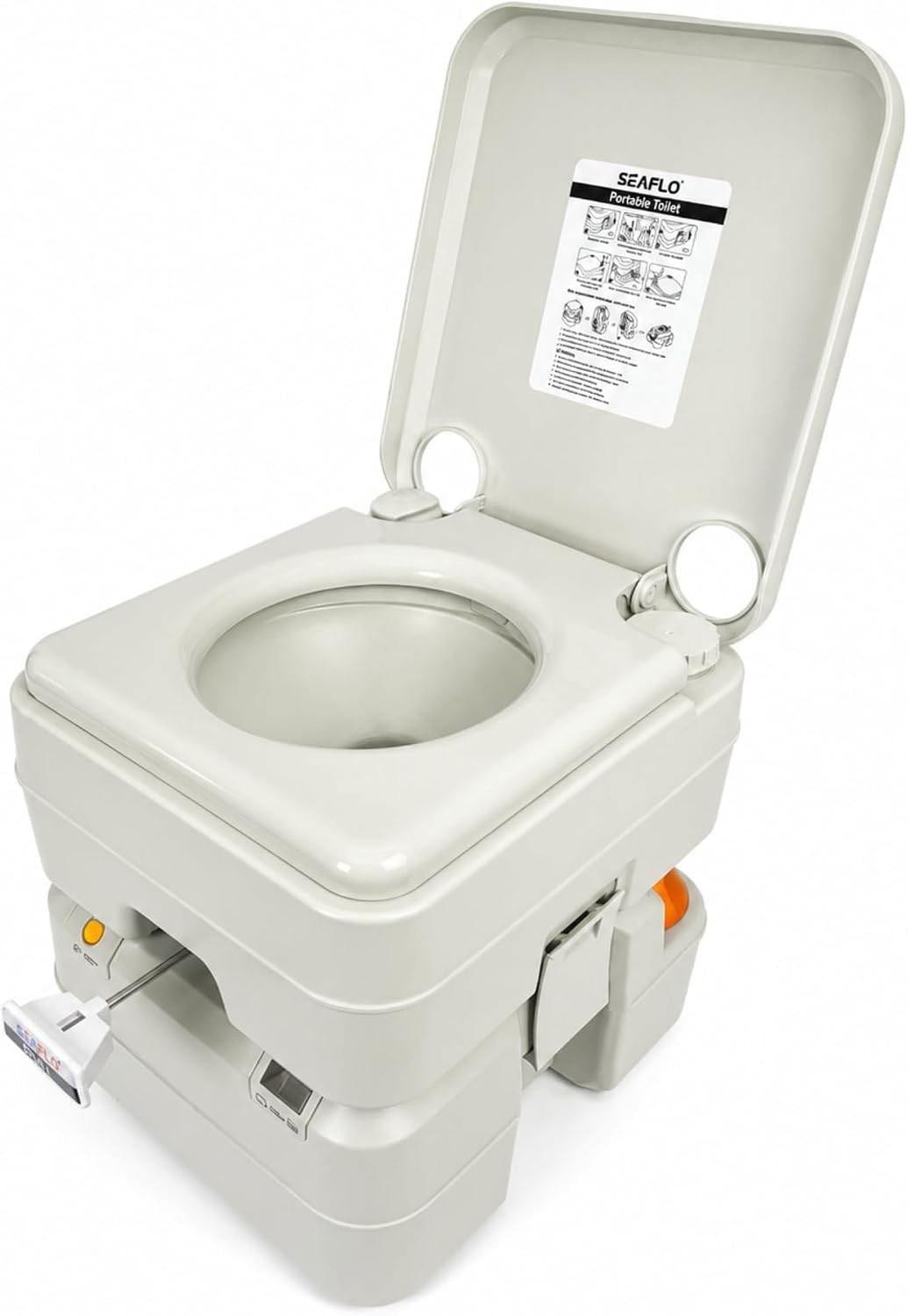 5.3 Gallon Portable Toilet for RV, Boat & Camping – Multifunctional Convenience