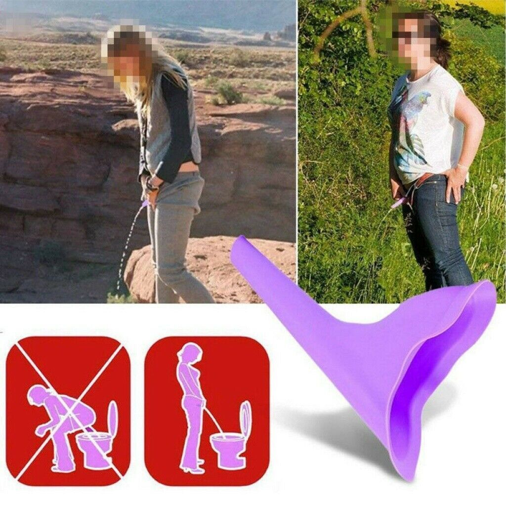 Portable Female Woman Ladies Pee Urinal Urine Standing Funnel Camping Travel