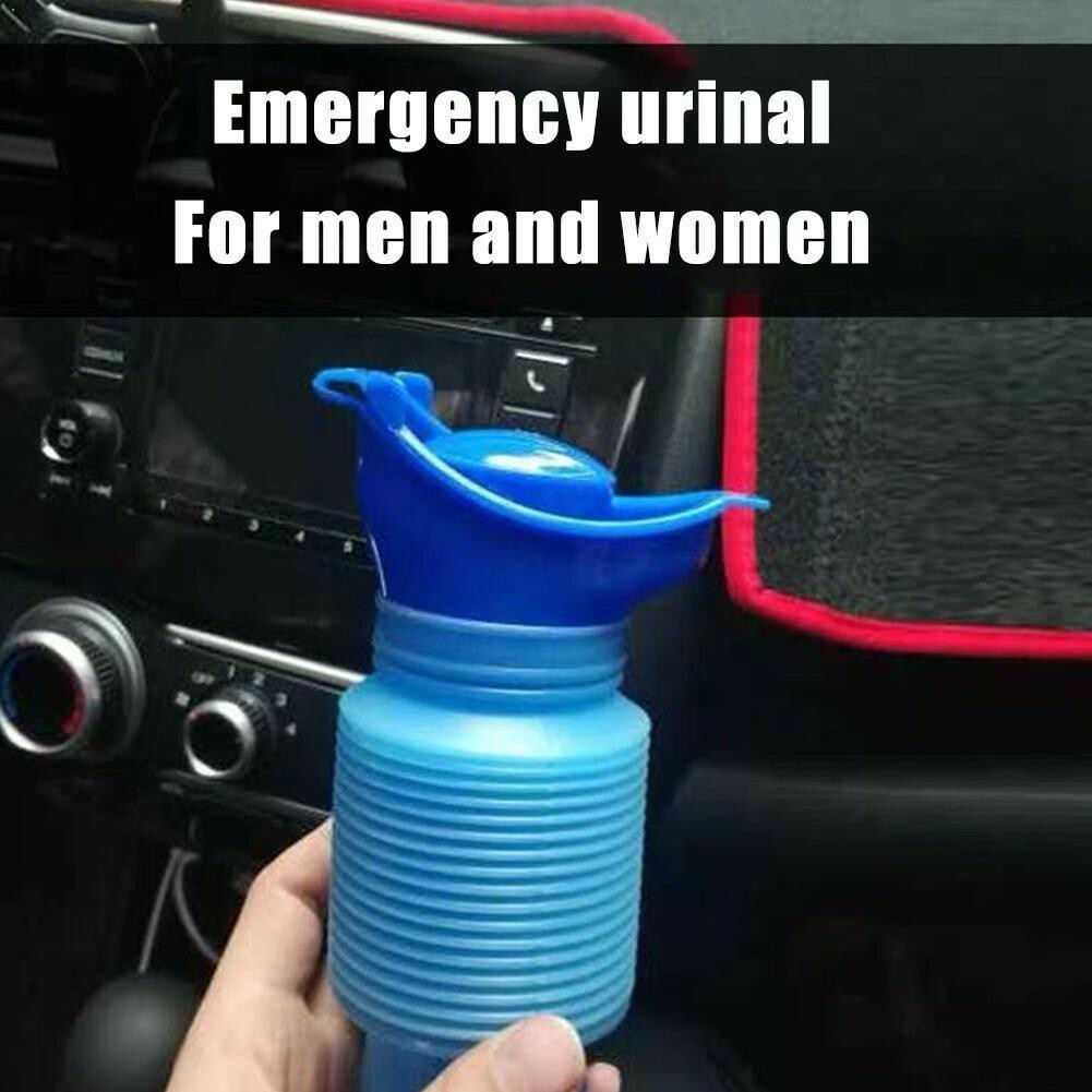 Portable Urinal 750ml Male Female Unisex Travel Camping Car Toilet Pee Bottle