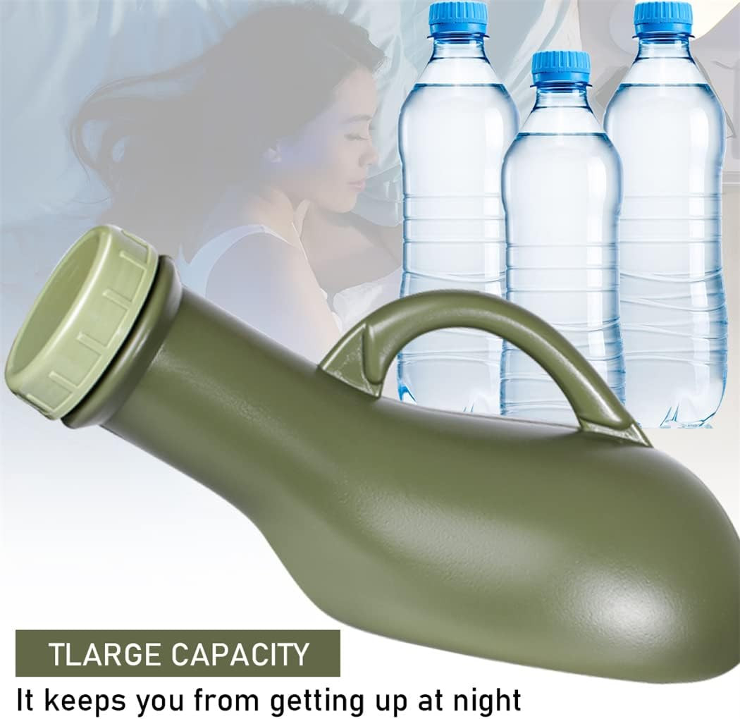 Urinal Travel Toilet Urinal Bottles with Funnel Pee Bottle Urinals Unisex Portab