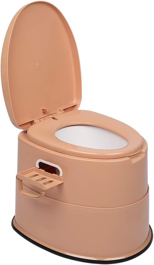 Portable Toilet Outdoor Lightweight Porta Potty W/ Detachable Inner Bucket