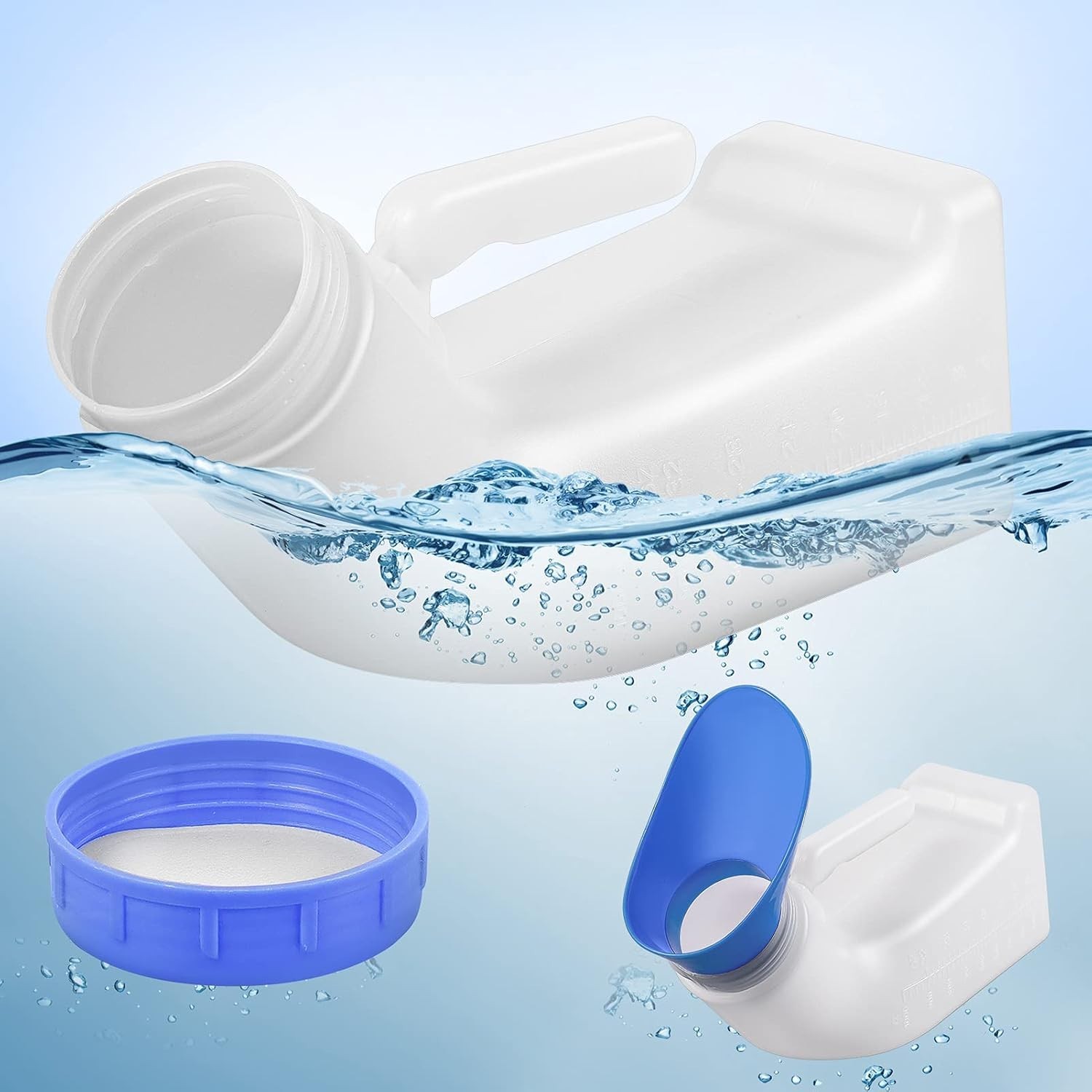 Hygienic Portable Urinal for Camping & Outdoor – Unisex Design, 33.8 oz Capacity