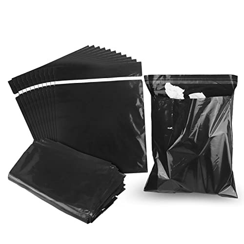 Car Trash Bags Disposable, 100 Pack Car Garbage Bag, Self Black – Pack of 100