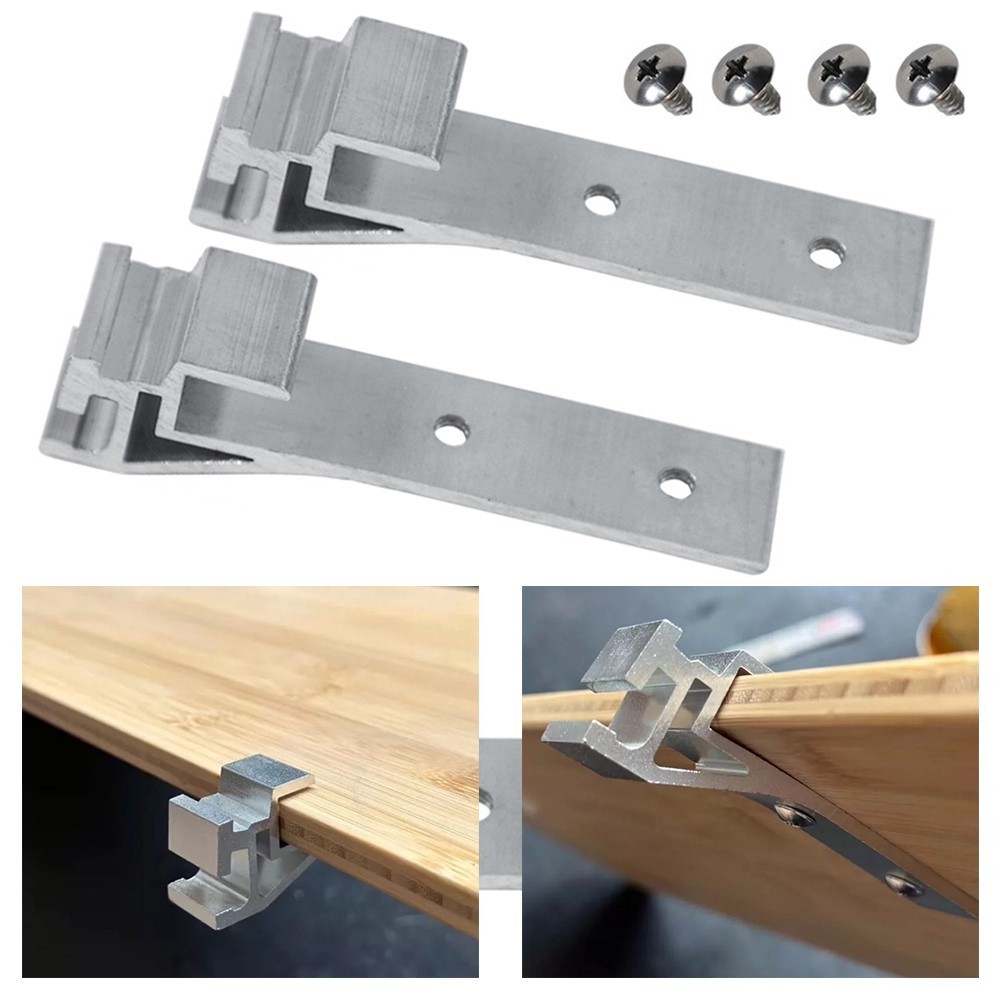 2pcs Outdoor Folding Table Clasp Set Stainless Steel Connectors for IGT Tables