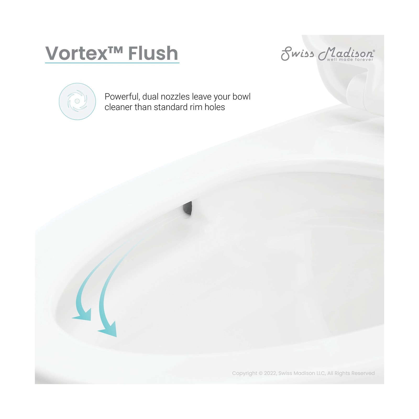 Swiss Madison St. Tropez One Piece Elongated Toilet Side Flush 1.28 gpf with …
