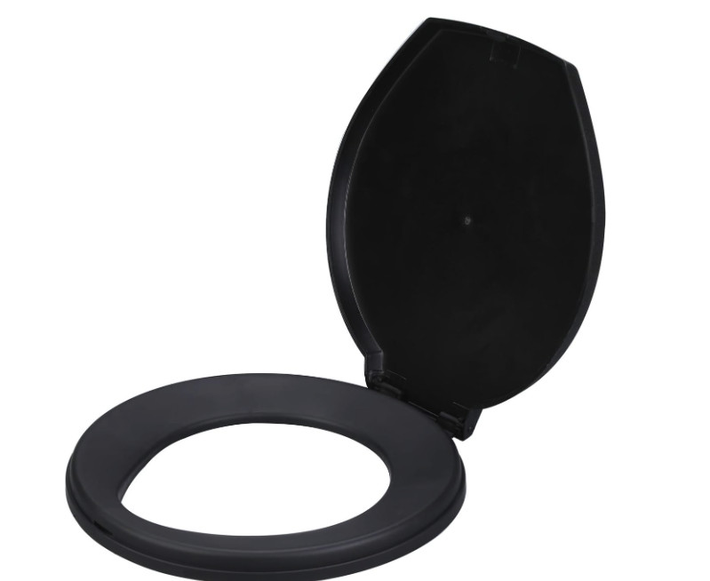 Portable Emergency Toilet Seat for 5 Gallon Bucket Snap-On Camping bucket not in