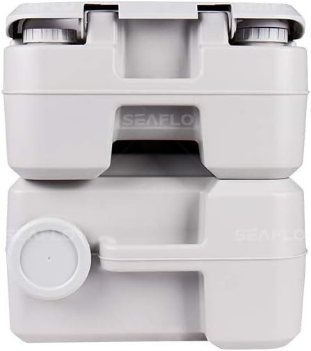 SEAFLO Portable Toilet for Marine, RV, Camping and Boat (5.3 Gallon)
