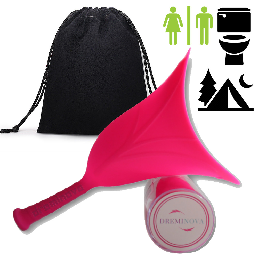 FEMALE PORTABLE REUSABLE PEE URINAL FOR WOMEN CAMPING OUTDOOR URINATION FUNNEL