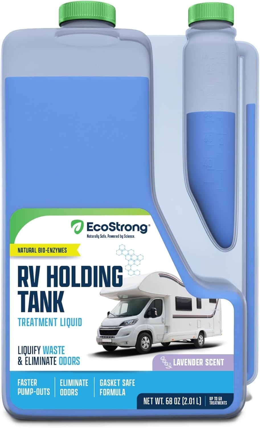 Enzyme-Based RV Holding Tank Digestor – Odor Cleaner – 68 oz