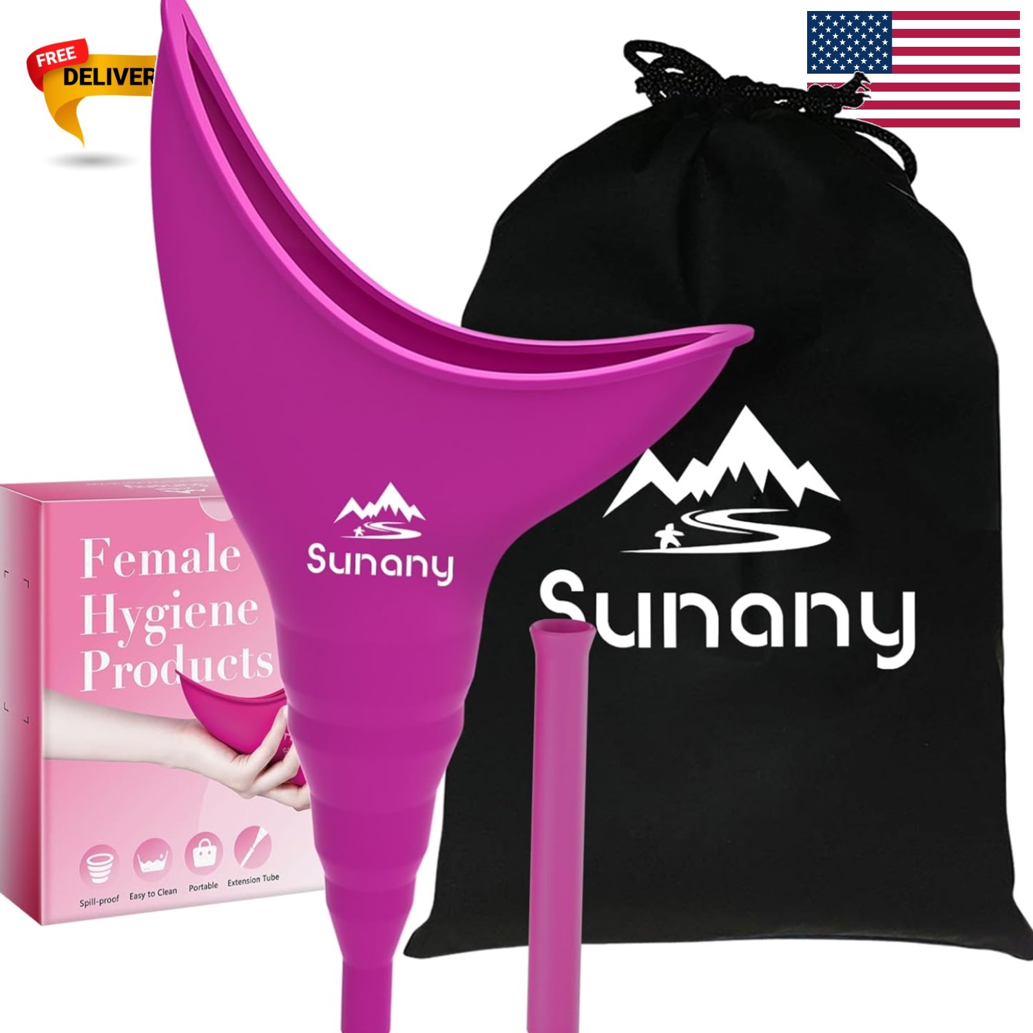 Hygienic Portable Female Urination Device – Perfect for Travel and Adventure