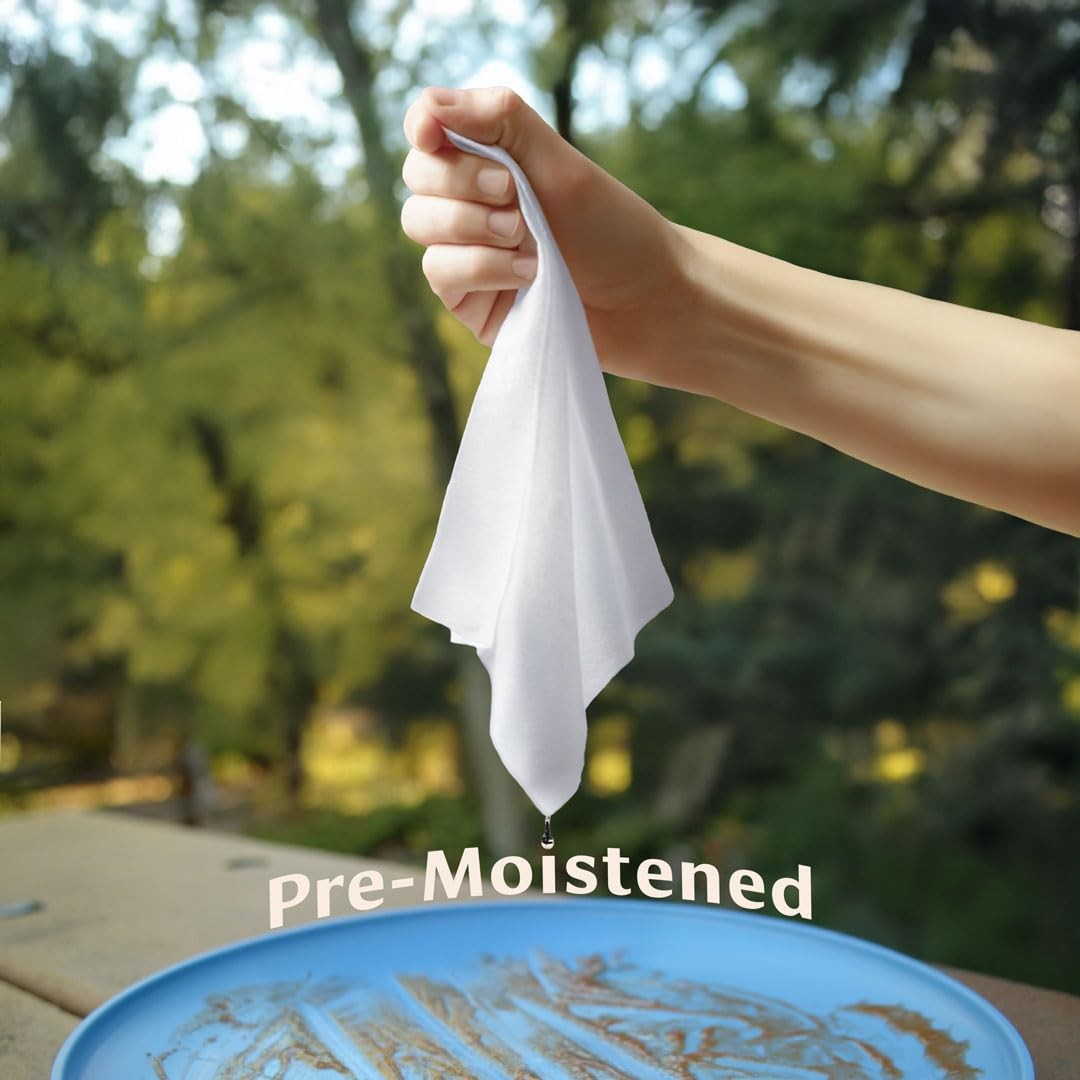 Dish Wipes | 100% Biodegradable Pre-Moistened Food-Safe Camp Kitchen Wipes | …