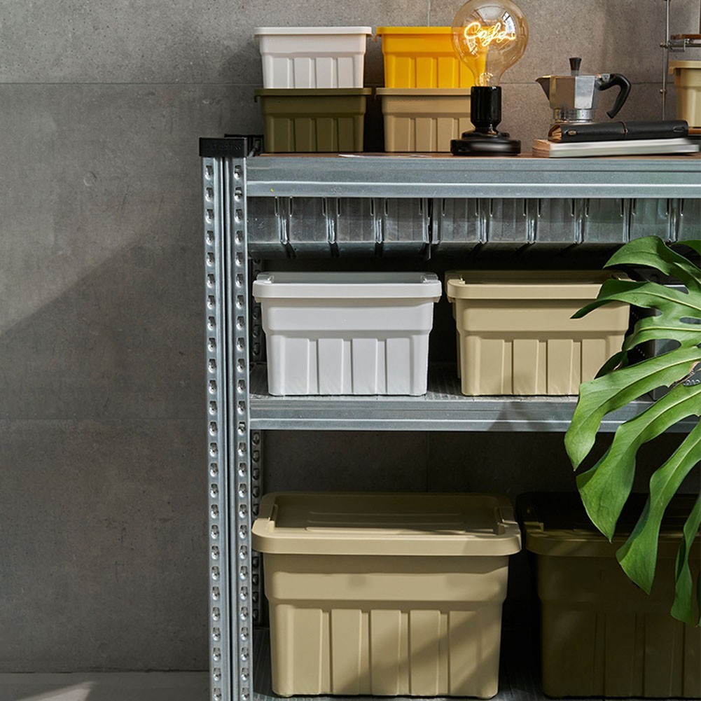 Stackable Storage Containers with Lids for Kitchen and Outdoor Storage