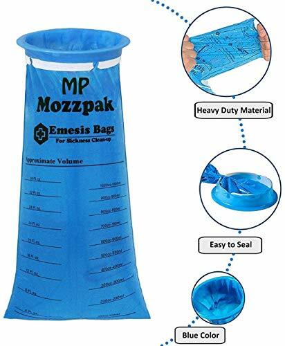Vomit Bags 1000ml Emesis Leak Resistant,Medical Grad Disposble Barf Bags,24 Pack