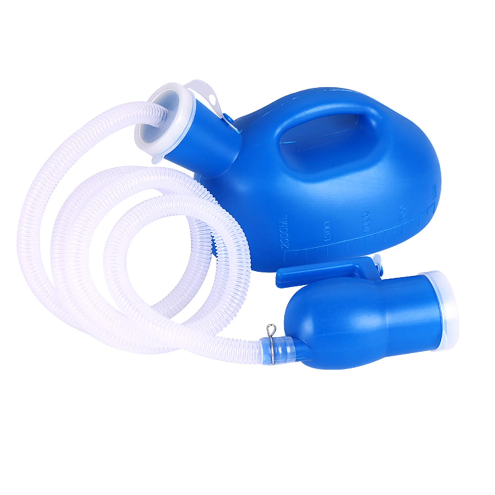 2000Ml Thick Male Urinal with Lid Outdoor Survival Tools Portable Pee Bottle for
