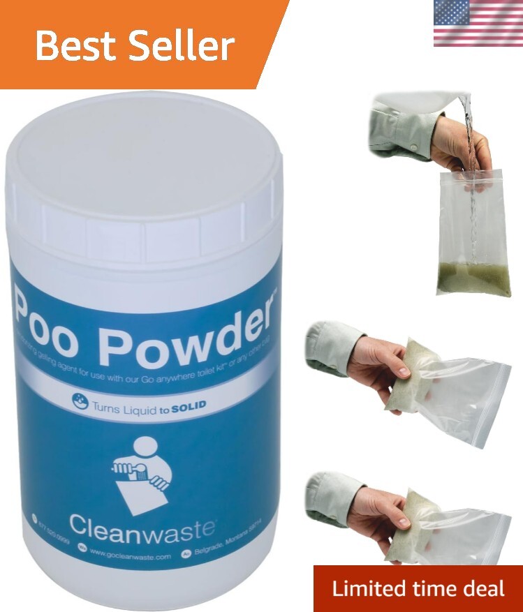 Large Bulk Poo Powder Waste Treatment – 120 Scoops