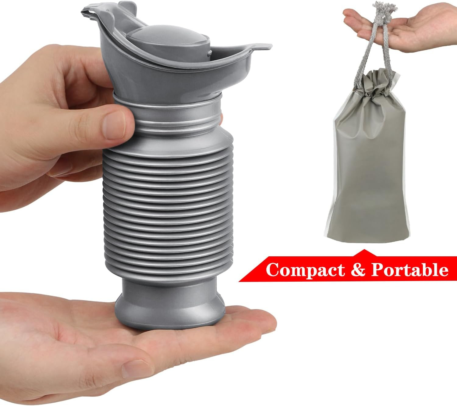 Portable Urinal, Portable Car Urinal for Men and Women with Disposable Replaceme
