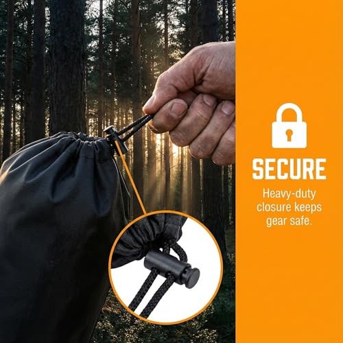 Tent Pole Storage Bags 4 Pack Portable Camping Organizer Pouches for Hiking